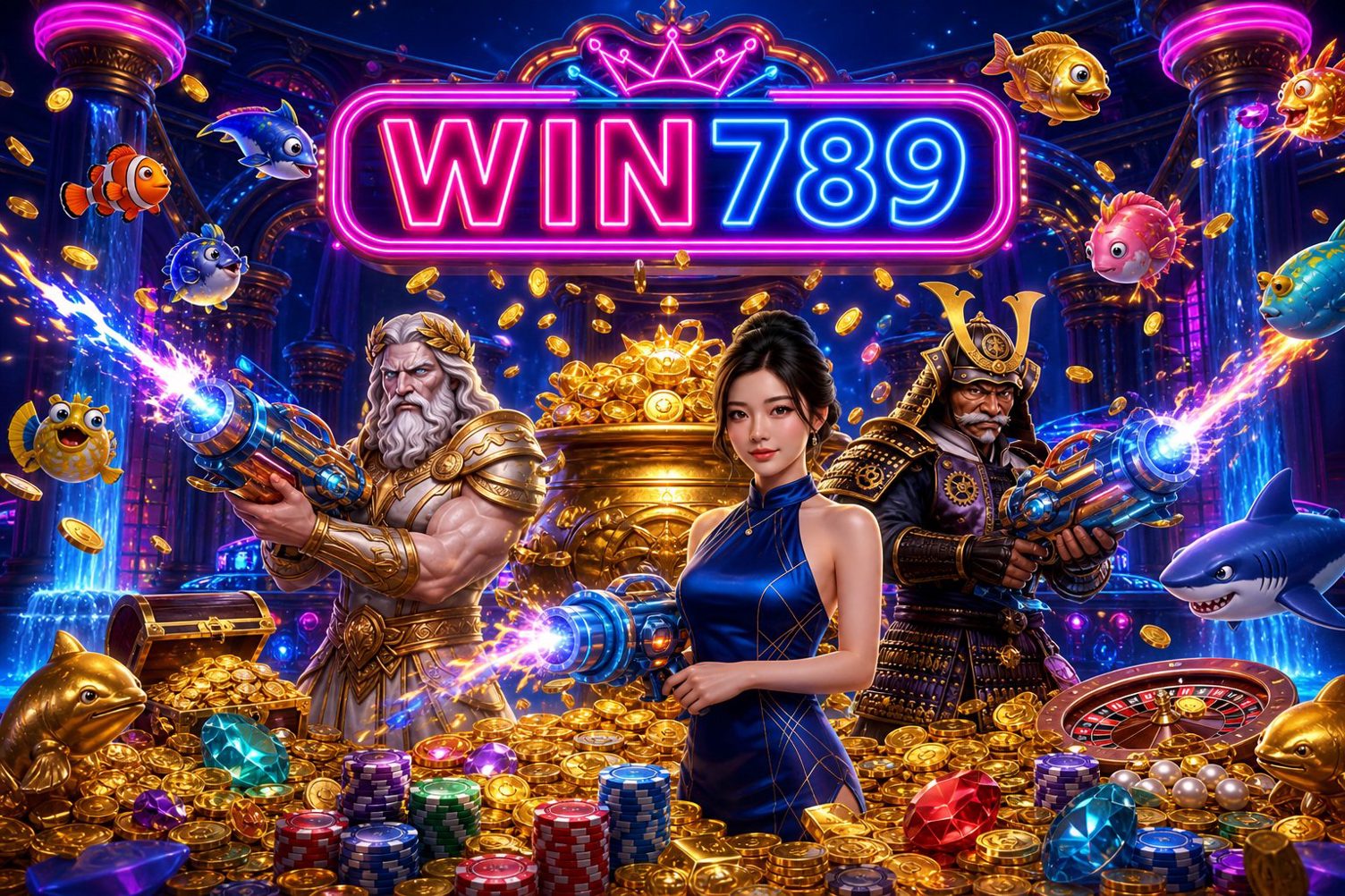 Màn hình vòng quay Crazy 777 với các biểu tượng số 7 may mắn